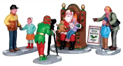 Lemax photos with santa s/5 kerstdorp figuur type 6 Vail Village 2012