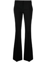 Blumarine pantalon en laine mélangée à coupe évasée - Noir - thumbnail