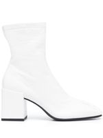 Courrèges bottines en cuir - Blanc - thumbnail