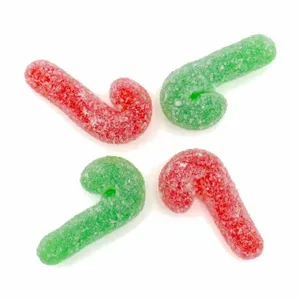 Sugared Candy Canes 2,5 Kilo