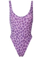 Amir Slama maillot de bain à motif léopard - Violet - thumbnail