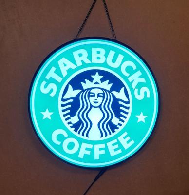 Starbucks Logo LED Bord - Ø38cm