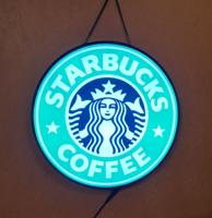 Starbucks Logo LED Bord - Ø38cm