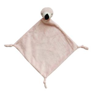 Nature Planet Knuffeldoekje - tutteldoekje flamingo - 40 cm - baby kraamcadeau