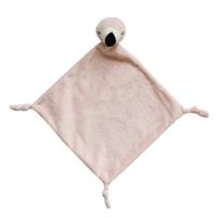 Nature Planet Knuffeldoekje - tutteldoekje flamingo - 40 cm - baby kraamcadeau