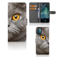 Telefoonhoesje | Met pasjeshouder | Nokia G11 | G21 Britse Korthaar