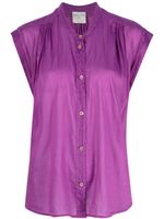 Forte Forte chemise transparente à manches courtes - Violet