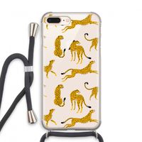 Luipaard: iPhone 7 PLUS Transparant Hoesje met koord