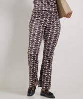 flared fit broek velvet dessin flared fit broek velvet dessin