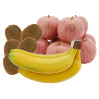 Bellatio Design Kunstfruit - fruitschaal decoratie set - bananen - appels - kiwi's - fruit