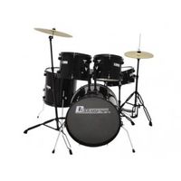 DIMAVERY DS-200 Drum set, black - thumbnail