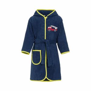 Playshoes badjas brandweerauto marine Maat