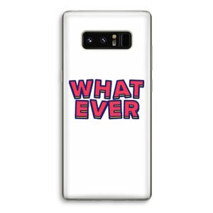 Whatever: Samsung Galaxy Note 8 Transparant Hoesje