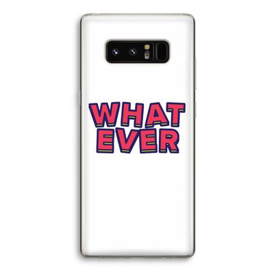 Whatever: Samsung Galaxy Note 8 Transparant Hoesje