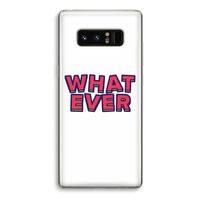 Whatever: Samsung Galaxy Note 8 Transparant Hoesje
