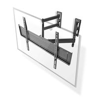 Nedis TVWM5350BK flat panel bureau steun 177,8 cm (70") Schroeven Zwart