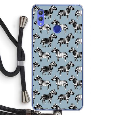 Zebra: Honor Note 10 Transparant Hoesje met koord
