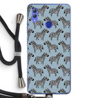 Zebra: Honor Note 10 Transparant Hoesje met koord