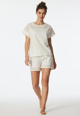 Schiesser Schiesser Pyjama Short off-white 182536 44/XXL