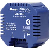 Blue-Control 8640.0201.9 1-kanaals Schakelactor Schakelvermogen (max.) 3600 W Blauw - thumbnail