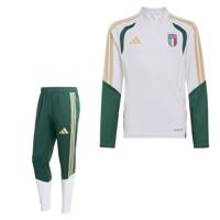 adidas Italië Trainingspak 1/4-Zip 2025-2028 Kids Wit Groen