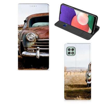 Samsung Galaxy A22 5G Stand Case Vintage Auto