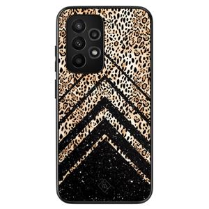 Samsung Galaxy A52 hoesje - Chevron luipaard