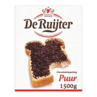 De Ruijter - Chocoladehagel puur - 1,5kg