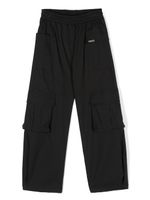 Monnalisa pantalon droit à poches cargo - Noir