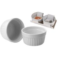 Ovenschaaltjes wit porselein 2 stuks 200 ml Ovenschaaltjes wit porselein 2 stuks 200 ml