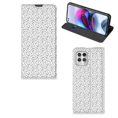 Motorola Moto G100 | Hoesje met Magneet | Stripes Dots