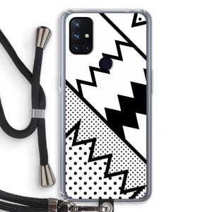 Pop Art #5: OnePlus Nord N10 5G Transparant Hoesje met koord