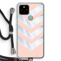 Marmeren pijlen: Pixel 5 Transparant Hoesje met koord