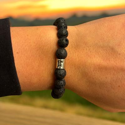 Maagd Armband Lavasteen - Sieraden - Spiritueelboek.nl