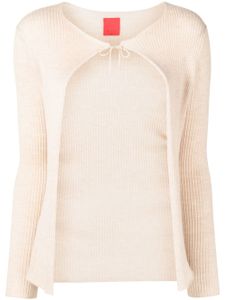 Cashmere In Love cardigan Elen en cachemire - Marron