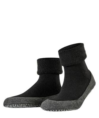Falke Cosyshoe Slof Heren Black 41-42