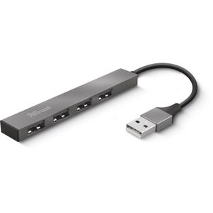 Halyx Aluminium 4-Port Mini USB Hub USB-hub