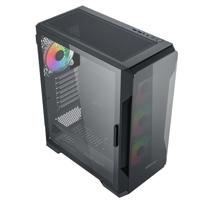 ATX Semi-toren doos KEEP OUT XC-901 PRO Zwart