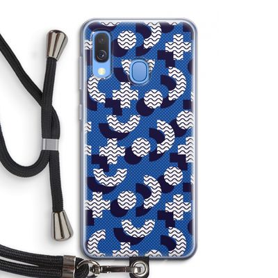 8-bit N°5: Samsung Galaxy A40 Transparant Hoesje met koord