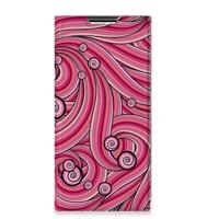 Samsung Galaxy S22 Ultra | Bookcase | Swirl Pink