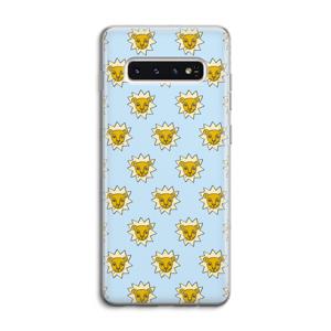 Leeuwenkoppen: Samsung Galaxy S10 4G Transparant Hoesje