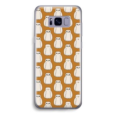 Uilen: Samsung Galaxy S8 Transparant Hoesje