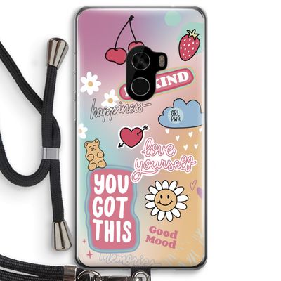 Positivity: Xiaomi Mi Mix 2 Transparant Hoesje met koord
