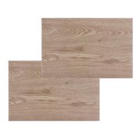 Set van 4x stuks placemats hout print dennen PVC 45 x 30 cm - thumbnail