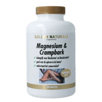Golden Naturals Magnesium & crampbark 180 Tabletten