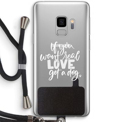 Partner in crime: Samsung Galaxy S9 Transparant Hoesje met koord
