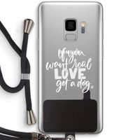 Partner in crime: Samsung Galaxy S9 Transparant Hoesje met koord Partner in crime: Samsung Galaxy S9 Transparant Hoesje met koord