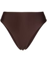 Matteau bas de bikini à taille haute - Marron - thumbnail