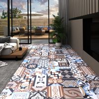 Vloerplanken zelfklevend 5,11 m PVC monochroom patroon