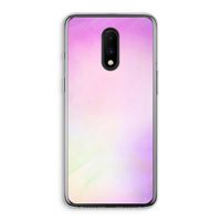 Flow mist pastel: OnePlus 7 Transparant Hoesje